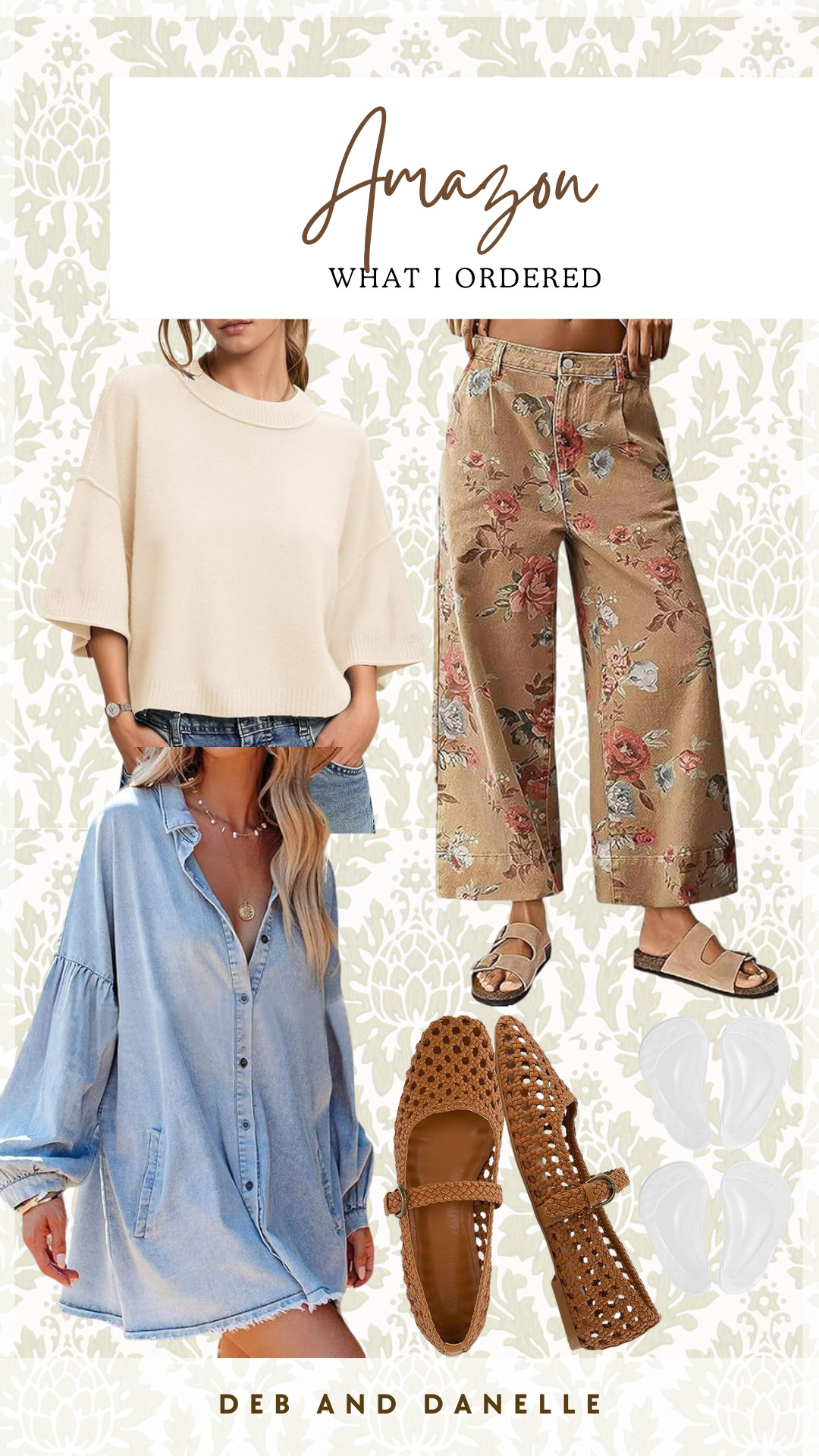 I just ordered some new fashion pieces from @Amazon for my Spring wardrobe. This is just an easy outfit pairing with some floral denim and woven flats.  

 #LTKSeasonal #LTKMidsize