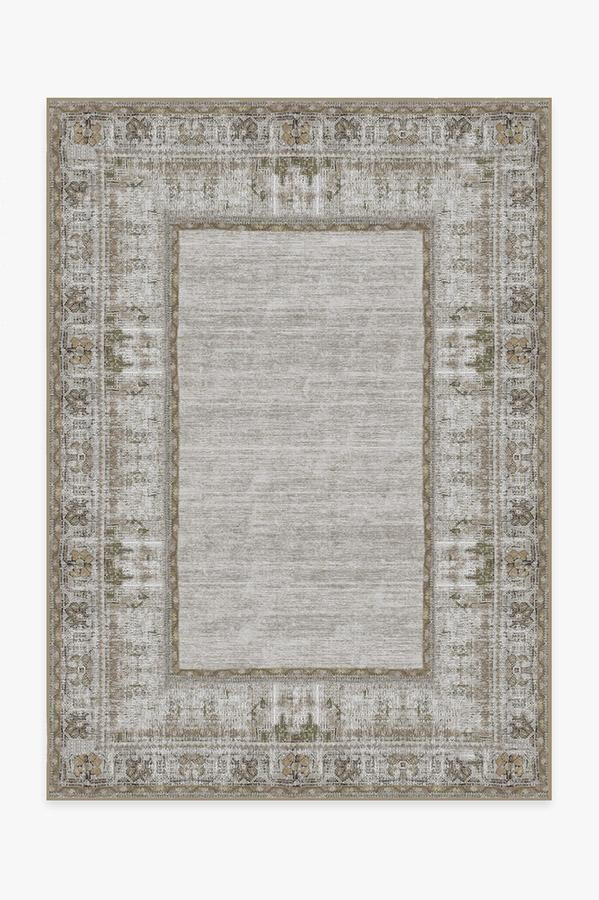Vintage Daisy Bordered Hazel Rug | Ruggable