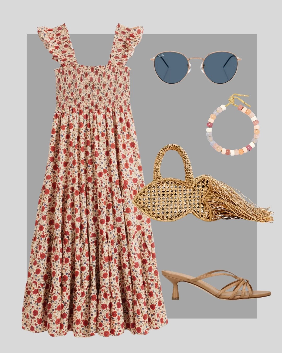 Summer holiday evening dressing 