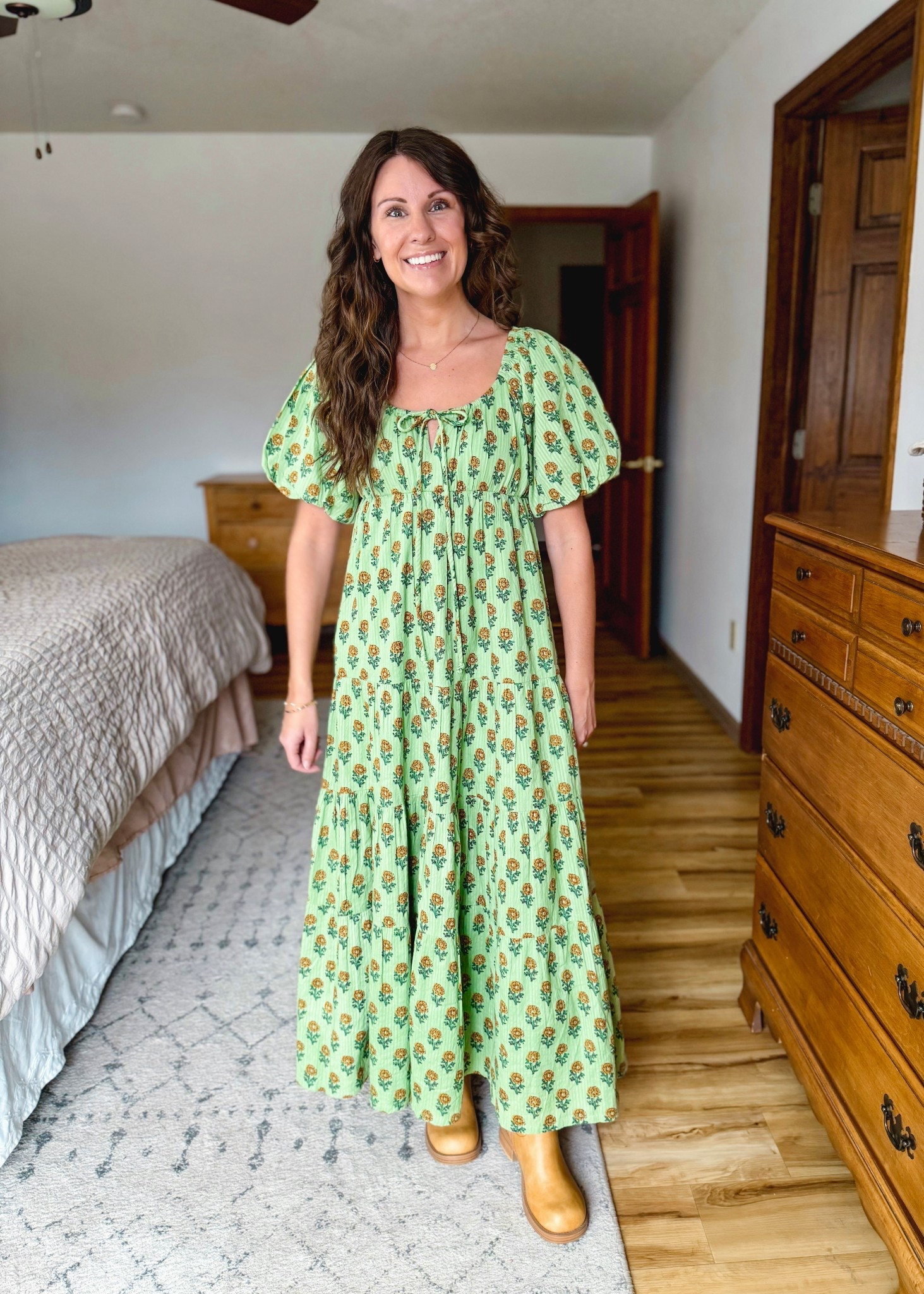 Spring skirt outfit idea! For Easter, graduation, wedding or baby shower, mother’s day, etc🌲🥝🍏

xxs in this adorable maxi babydoll dress. Size 6 in my boots.


#LTKPetite #LTKootd #LTKSeasonal