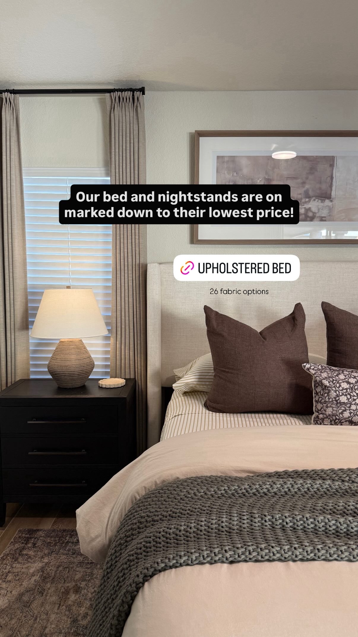 Wayfair Hanson Upholstered Bed (King in Linen Talc)

BFCM is the best time to invest in big pieces! This upholstered bed is elegant, timeless, and fully customizable — available in 25 fabric options, including my King size in Linen Talc. The classic wingback silhouette, soft performance linen, and plush padding create that designer-look bedroom without the designer price tag.

-
-
upholstered bed, linen bed frame, king bed, wingback bed, designer bedroom, Restoration Hardware bed dupe, performance linen bed, neutral bedroom furniture, modern farmhouse bed, bedroom makeover, BFcm home deals, Wayfair bedroom sale, tufted bed frame, master bedroom furniture
 

 

#LTKCyberWeek #LTKHome #LTKSaleAlert