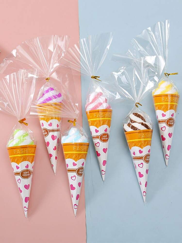 1pc Ice Cream Design Random Color Towel | SHEIN