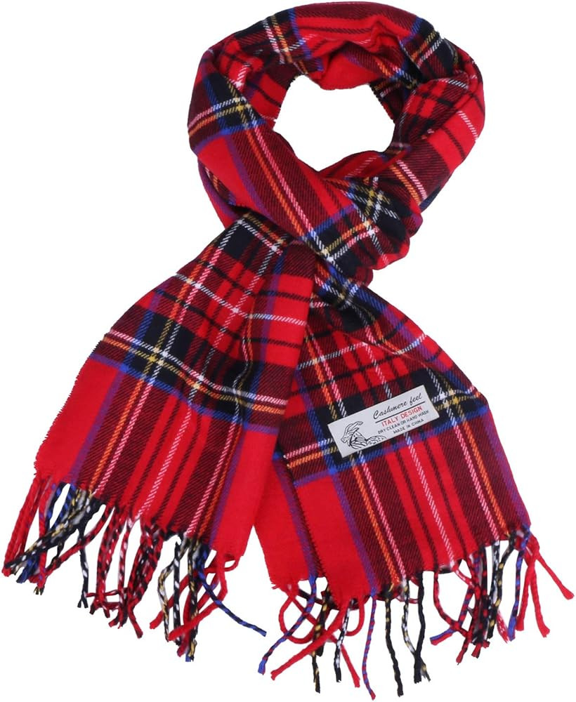 TZ Promise Herringbone Houndstooth Checked Pattern Cashmere Feel Classic Soft Luxurious Winter Sc... | Amazon (US)