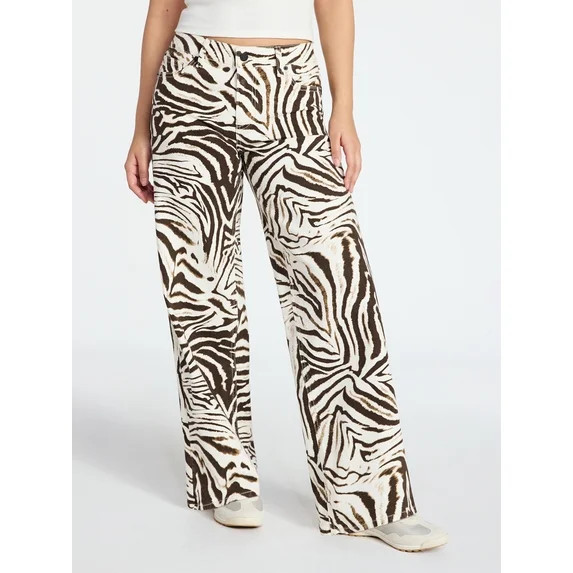 No Boundaries Mid Rise Baggy Jeans, 29", 31", 33" Inseams, Women's Sizes 00-24W | Walmart (US)