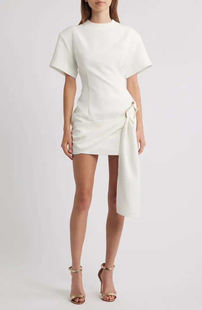 Martini Draped Belt Minidress | Nordstrom