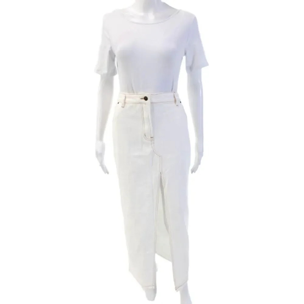 Lioness Womens Barbie Split Midi Skirt - Porcelain Size L | Poshmark
