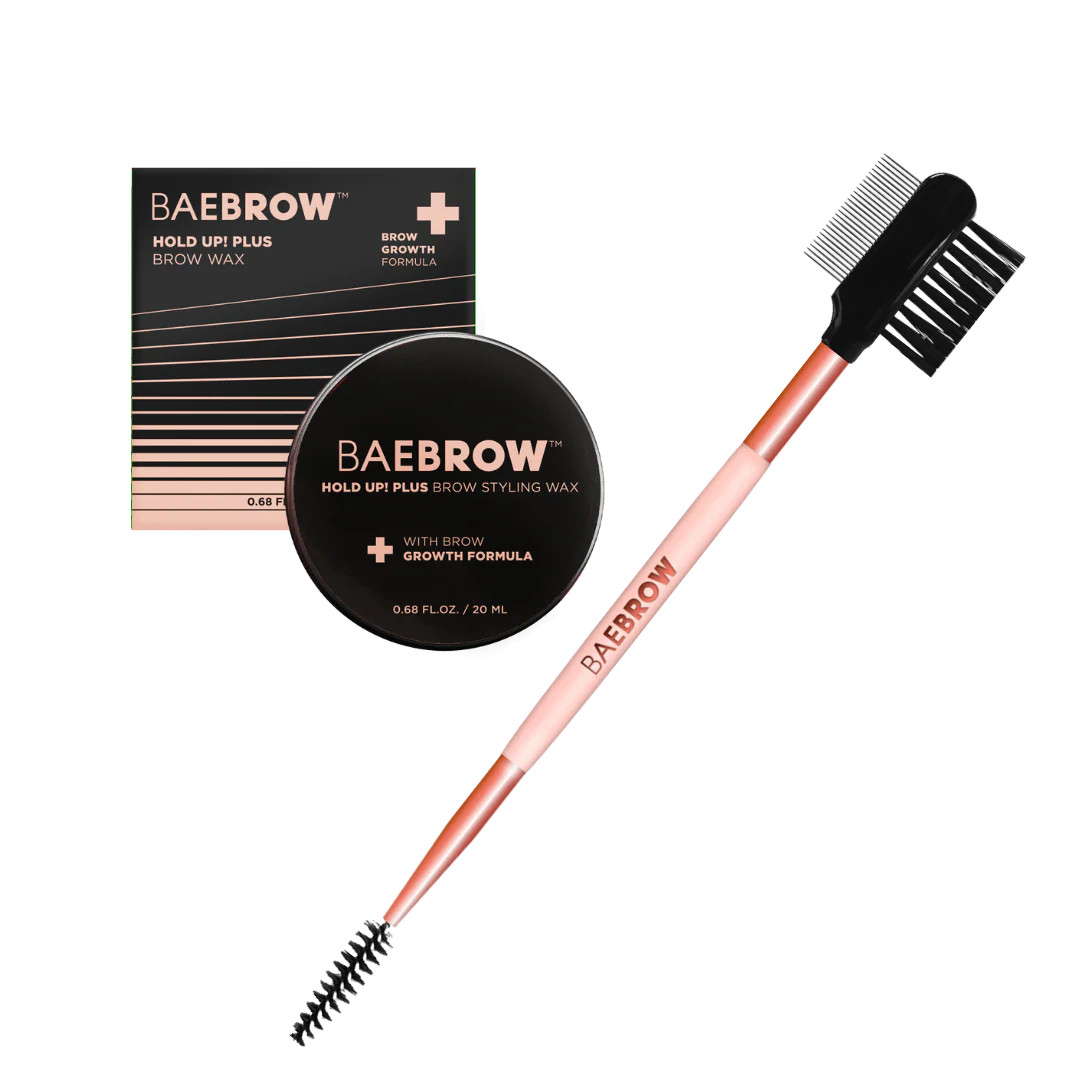 HOLD UP! PLUS Brow Styling Wax + Multitasker PRO Brush | BAEBROW