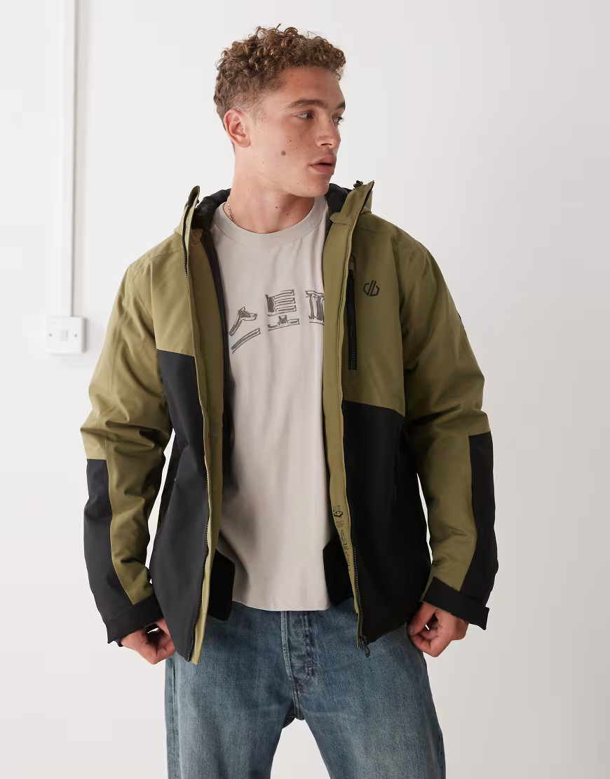 Dare 2b Halfpipe iii waterproof jacket in green | ASOS (Global)