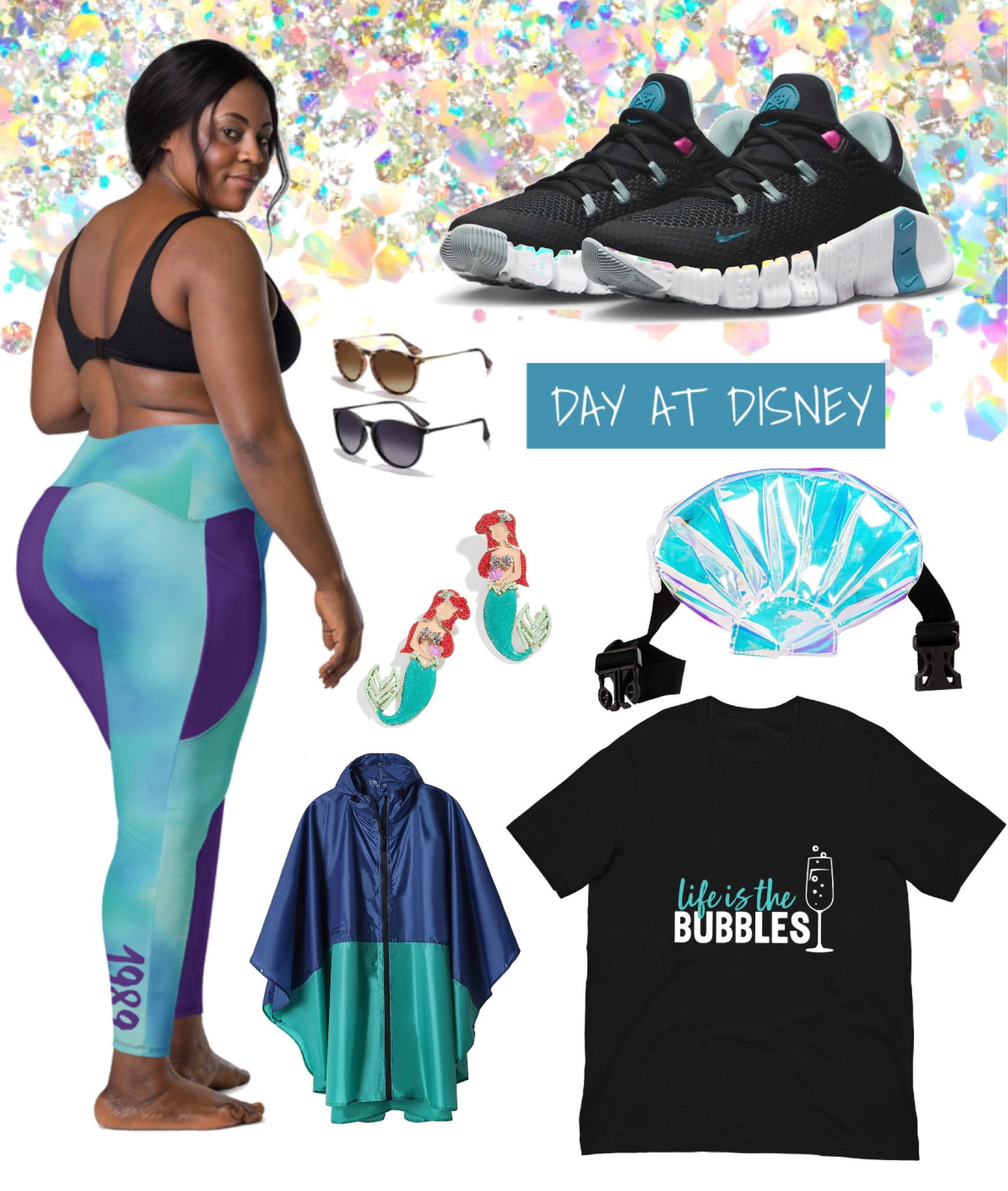 DISNEY // pants come in XS to 6X. Plus size. little mermaid. Princess run. Marathon. Disney outfit. Vacation.  Travel essentials. Amazon finds. Ariel. Ursula. Nike. Leggings. Can’t pack. Earrings. Gifts for her. Mother’s Day. Running shoes. Tennis shoes. Sun glasses. Champagne. Epcot. Drink around the world. Magic kingdom  

#LTKunder50 #LTKcurves #LTKitbag