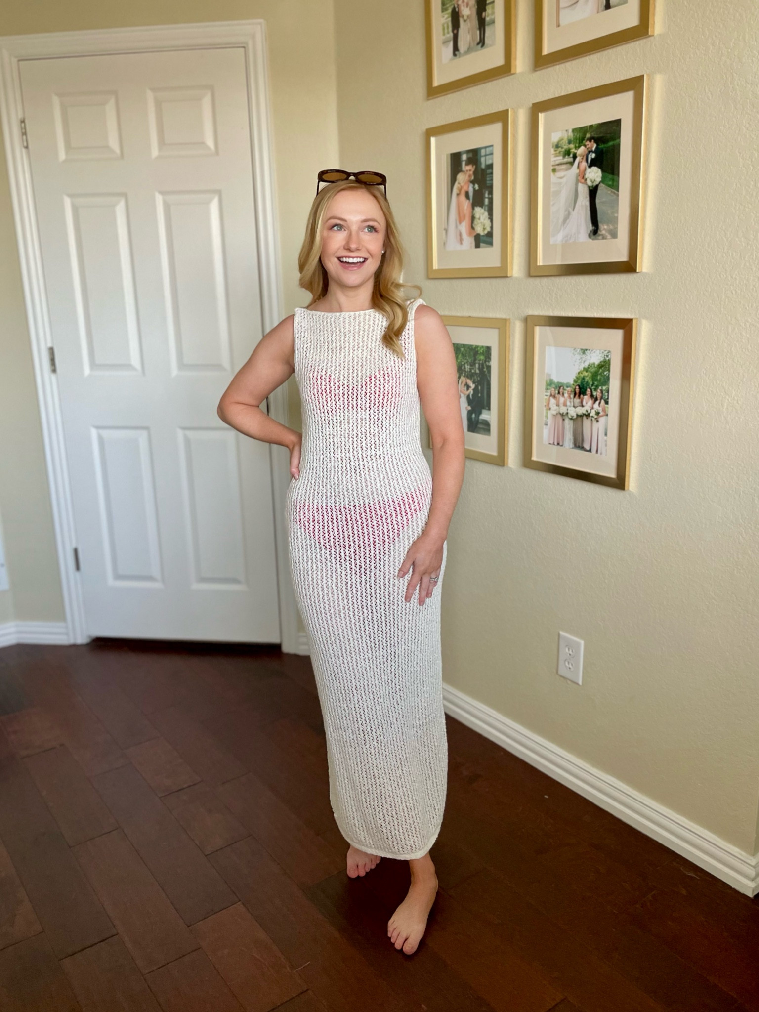 Wearing a S in coverup 

#LTKFindsUnder100 #LTKSwim #LTKSeasonal