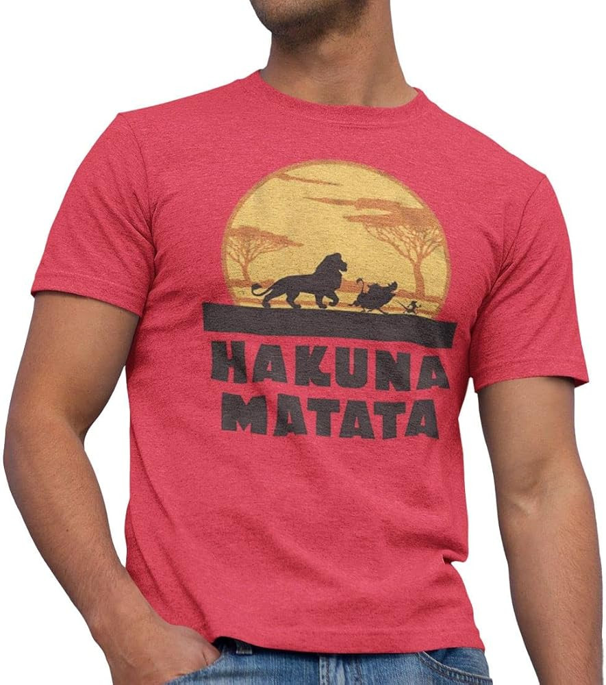 Disney Lion King Hakuna Matata T-Shirt for Adults | Amazon (US)