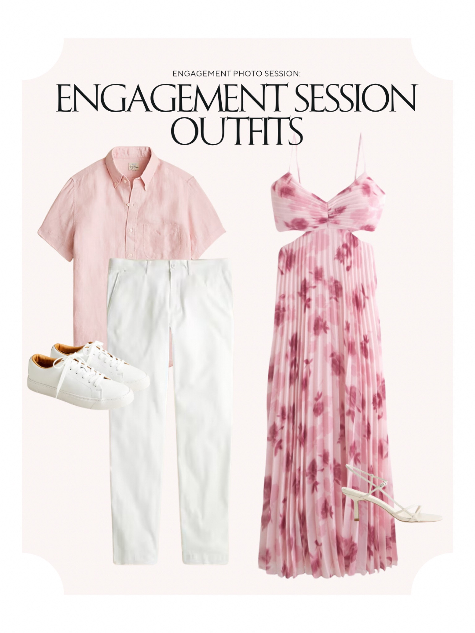 A spring outfit for him and her perfect for engagement photos! 

#LTKWedding #LTKStyleTip #LTKMostLoved