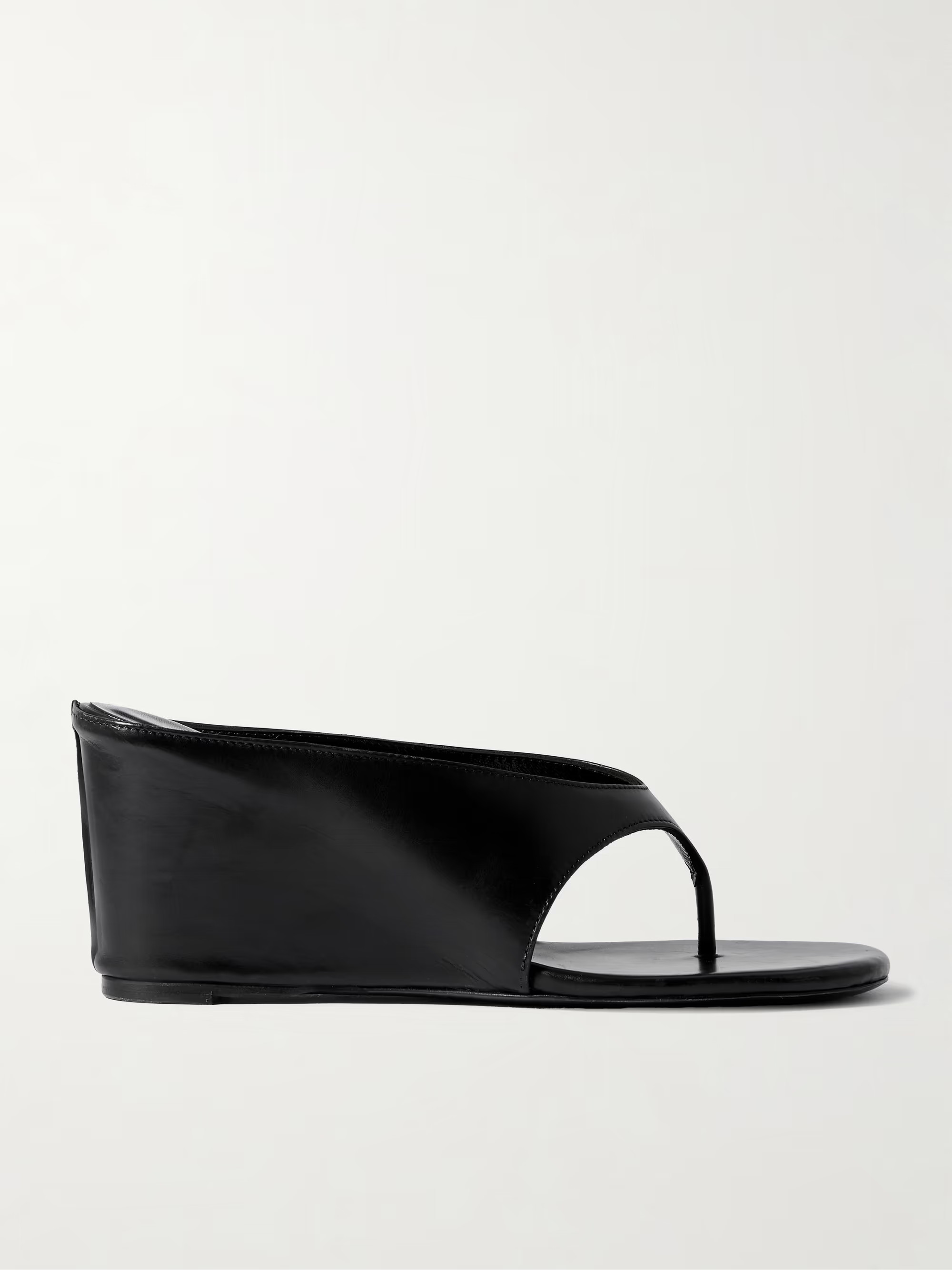 Yaga leather wedge sandals | NET-A-PORTER (UK & EU)