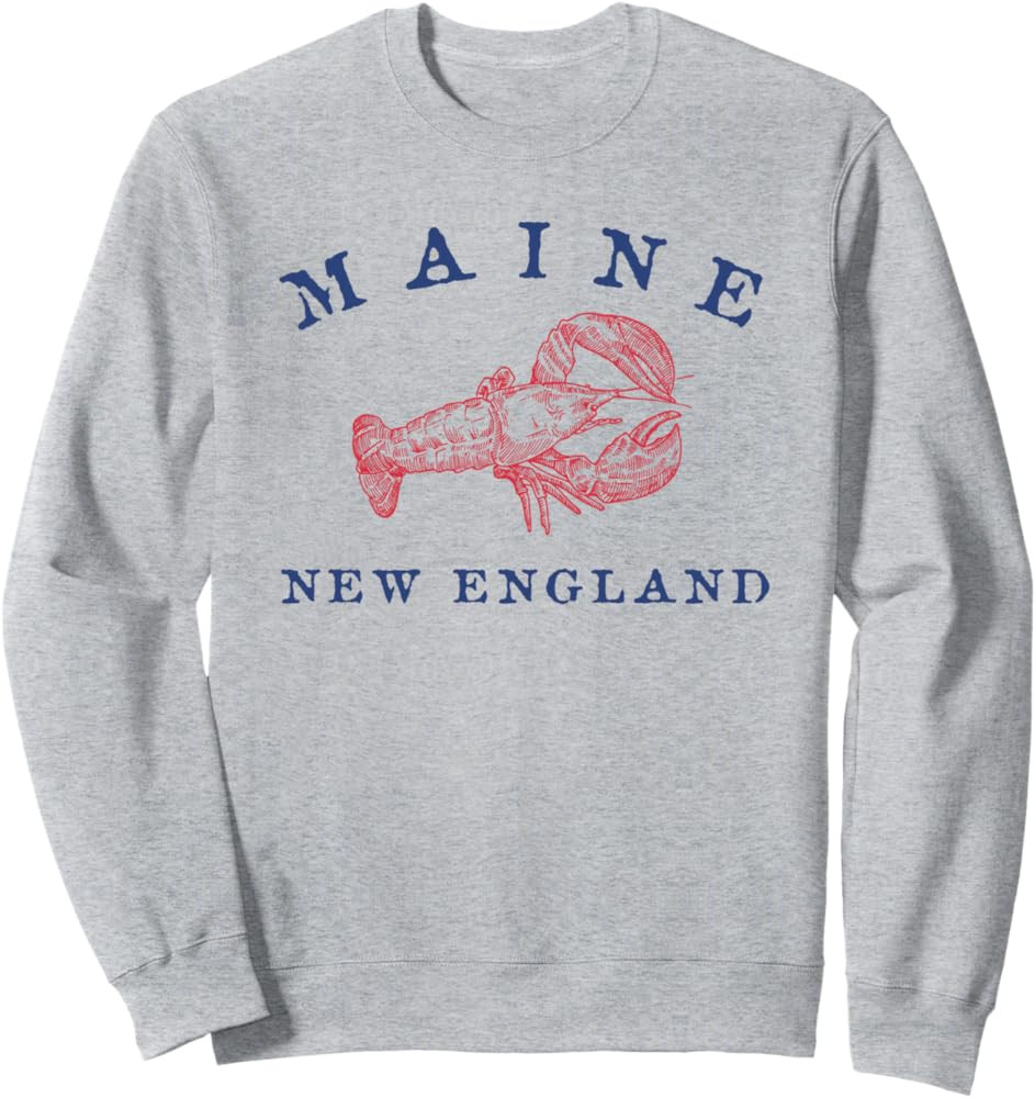 Maine Lobster Graphic Sweatshirt | Amazon (US)