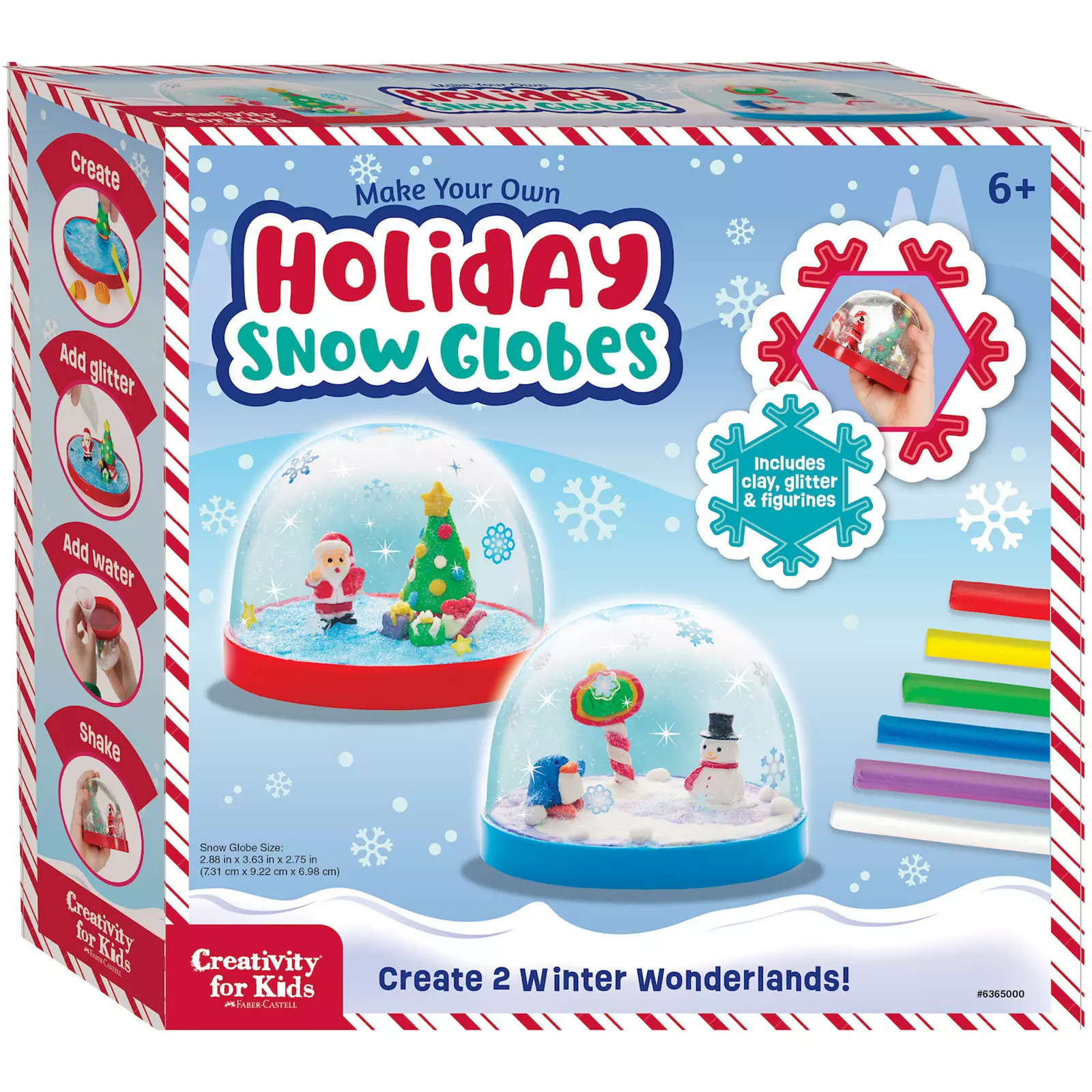 Creativity for Kids Make Your Own Holiday Snow Globes, Multi | Kohl's