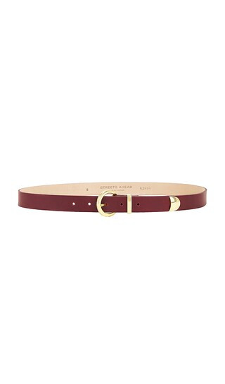 Seraphina Belt in Burgundy | Revolve Clothing (Global)