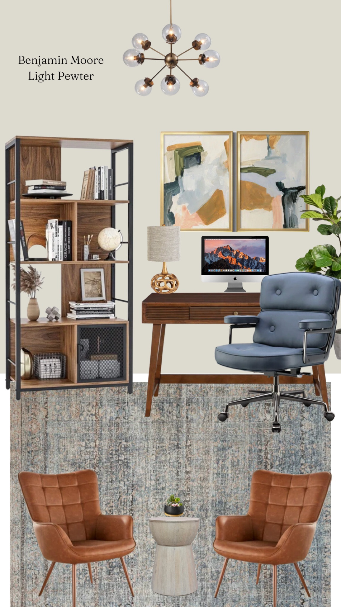 Cool color palette office design

#LTKhome #LTKstyletip #LTKFind