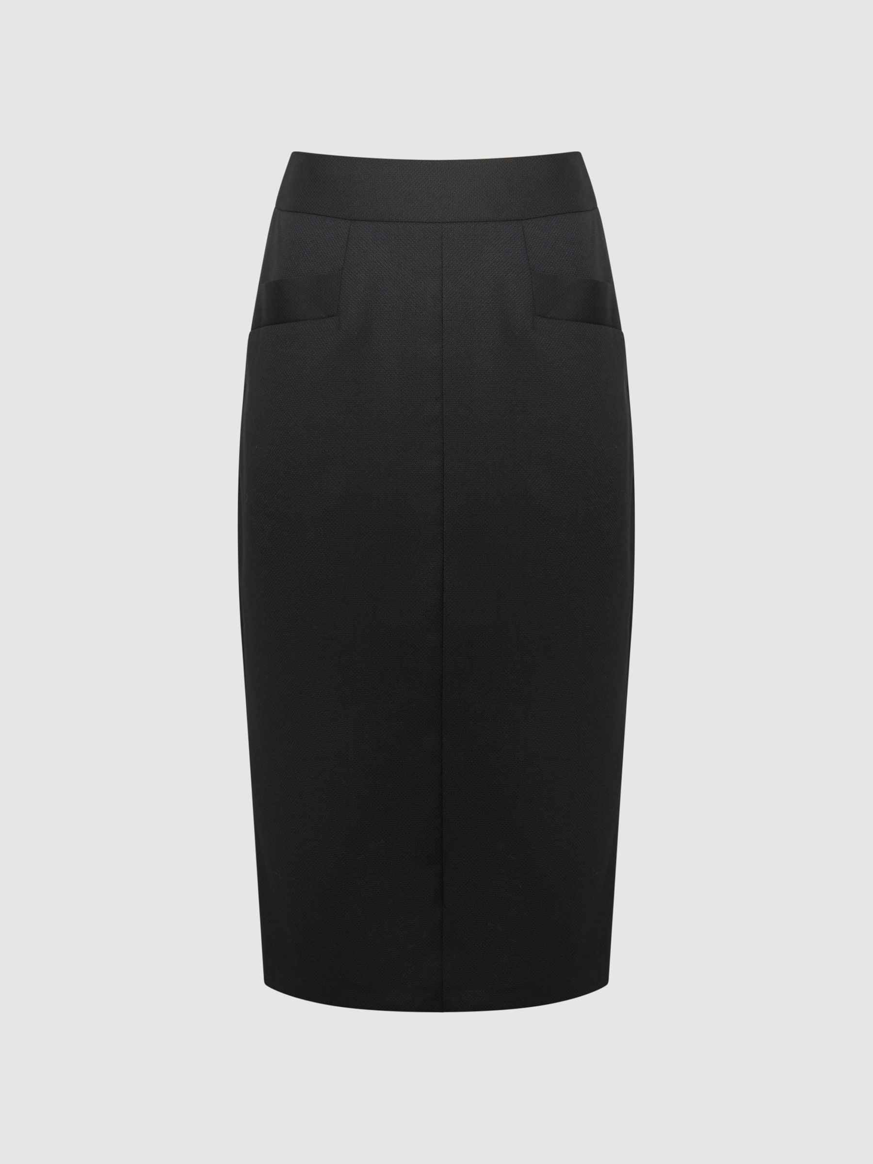 Reiss Petite Tailored Pencil Skirt in Black - REISS | Reiss UK