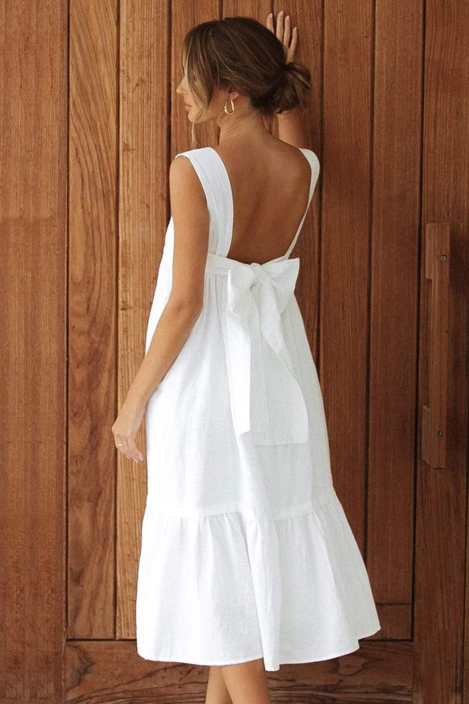 Agatha Dress - White | Petal & Pup (US)