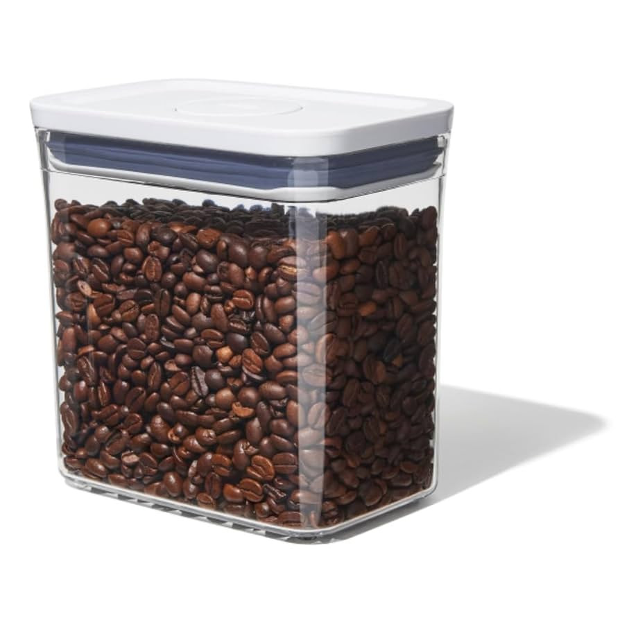 OXO Good Grips POP Container – Airtight 1.7 Qt for Coffee and More Food Storage, Rectangle, Cle... | Amazon (US)