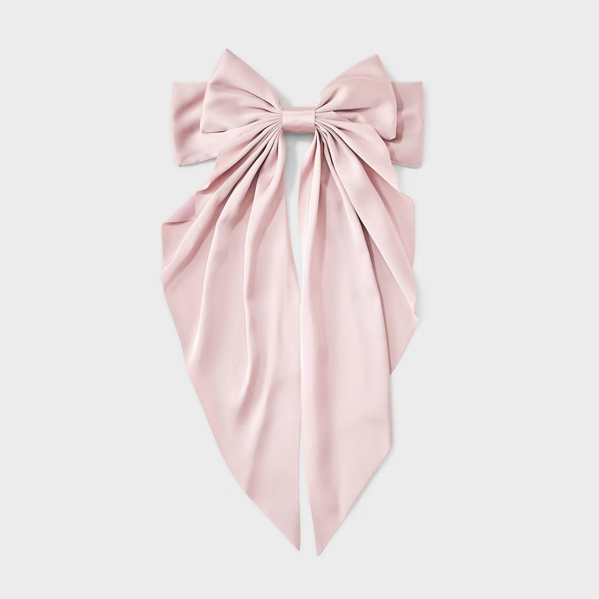 Satin Double Bow Hair Barrette - A New Day™ Pink | Target