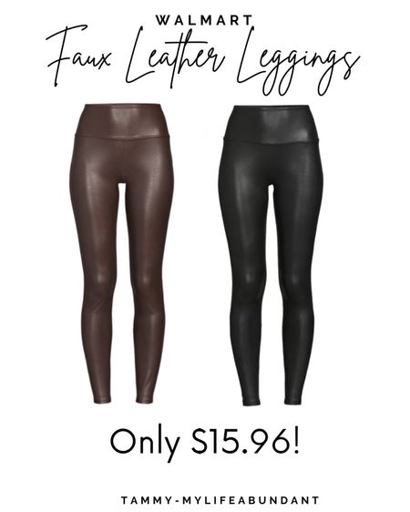 Faux leather leggings at a great price
#walmartfindings

#LTKSeasonal #LTKstyletip #LTKHoliday