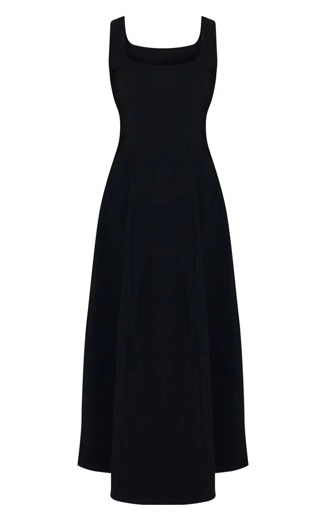 Black Scoop Neck Sleeveless Maxi Dress | PrettyLittleThing UK