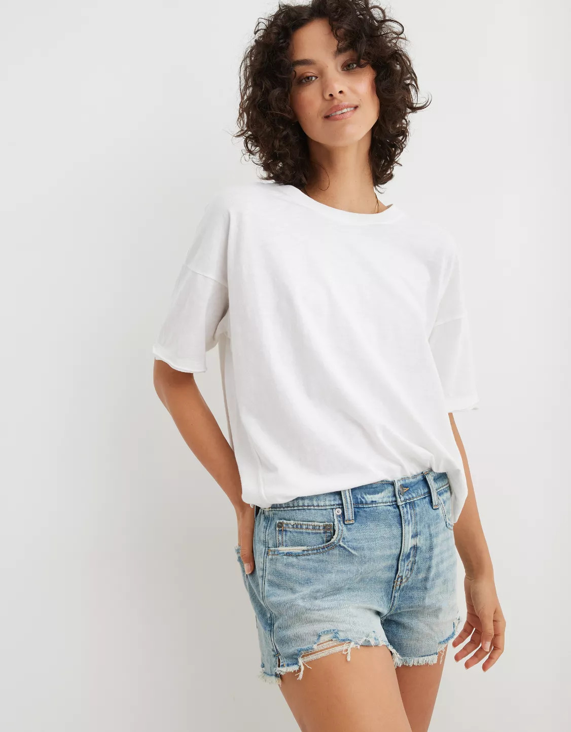 Aerie Daydream Denim Short | Aerie