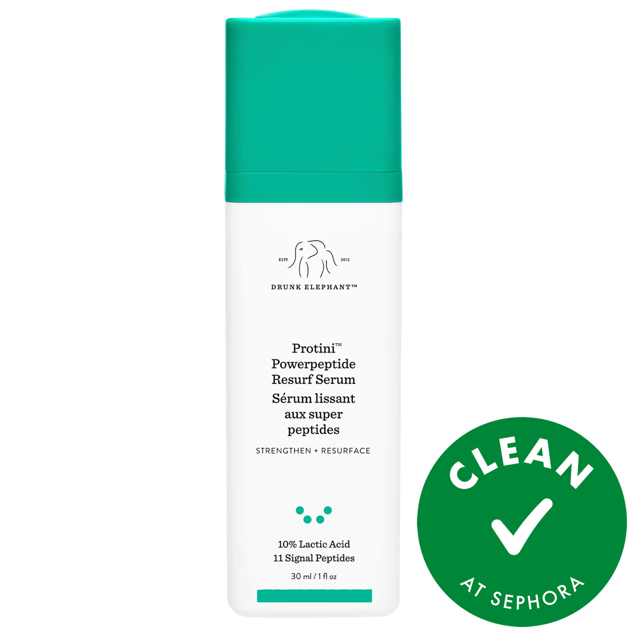 Drunk Elephant Protini™ Powerpeptide Resurfacing Serum with Lactic Acid 1.0 oz/ 30 mL | Sephora (CA)