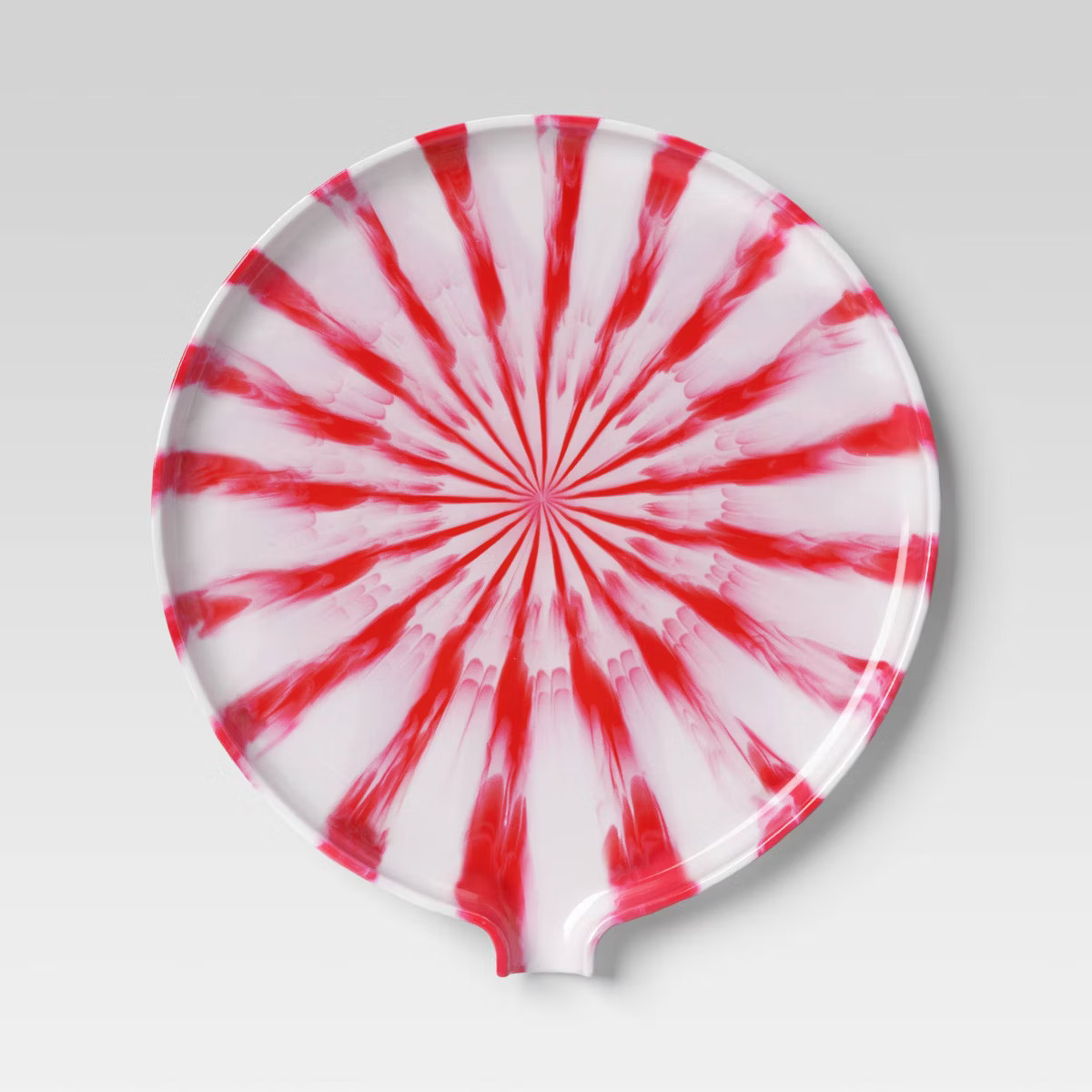 8.1" Christmas Melamine Sprinkle Catcher Dessert Plate Red - Wondershop™ | Target