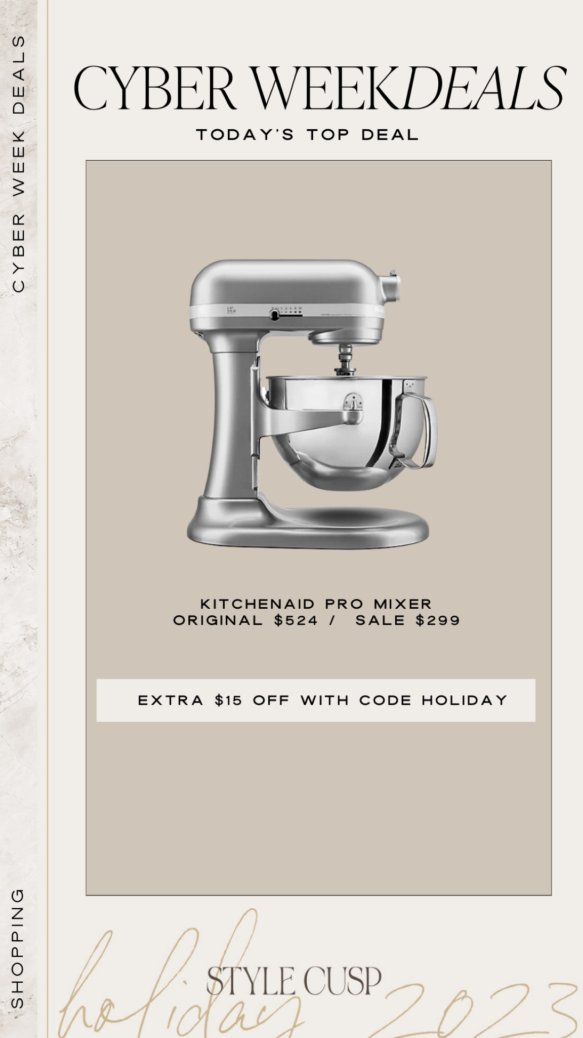 Kitchenaid Pro ON SALE! 

Kitchen must have, kitchenaid sale, kitchen mixer, gift for her, Christmas gift 

#LTKCyberWeek #LTKsalealert #LTKhome