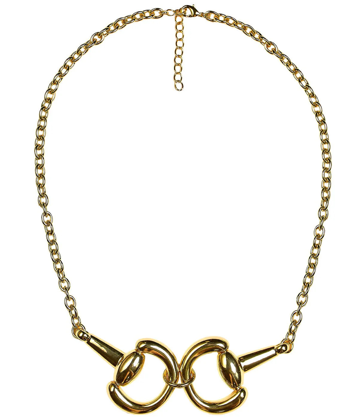 Sarah - Chunky Horsebit Necklace - 18k Gold Plated | Lisi Lerch Inc
