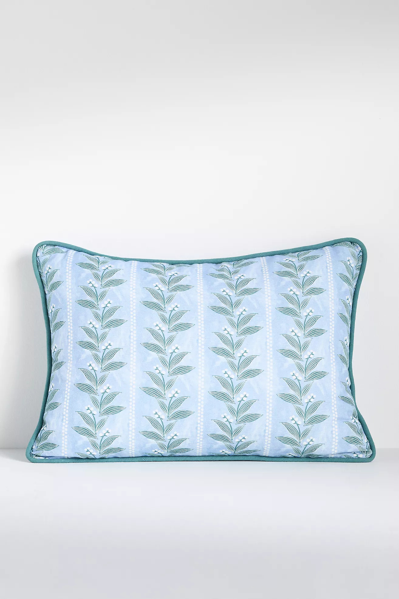 Calista Linen Printed Floral Pillow | Anthropologie (US)