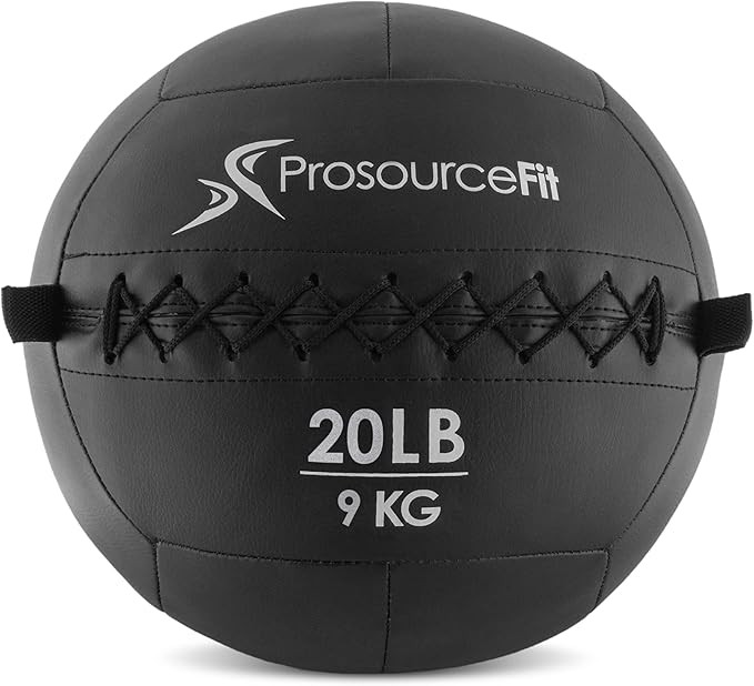 ProsourceFit Soft Medicine Balls, Wall Balls and Full Body Dynamic Exercises, Gray 25 LB | Amazon (US)