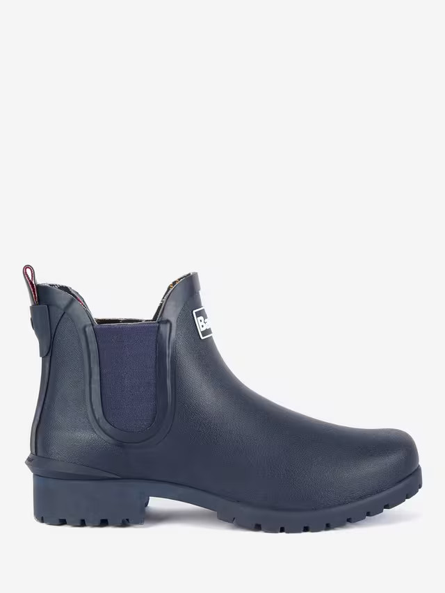 BarbourWilton Chelsea Wellington Boots, Navy | John Lewis (UK)