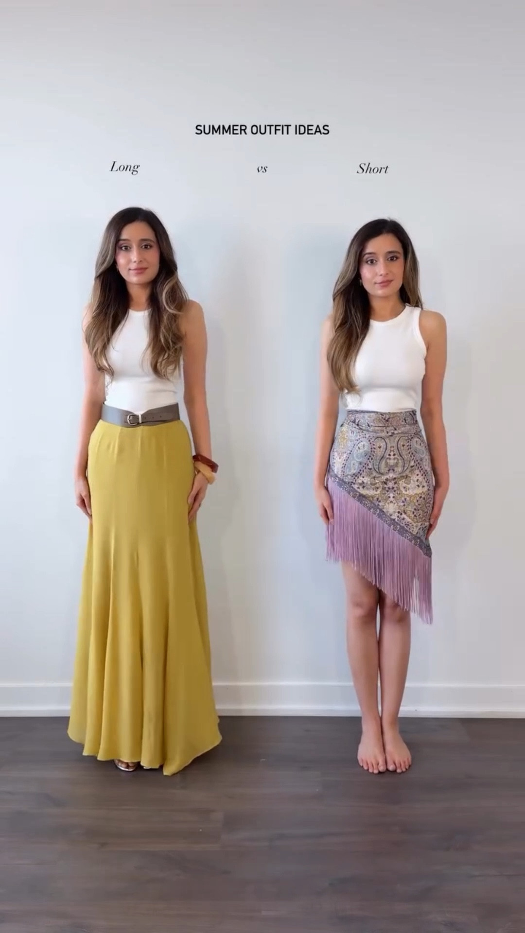 Same top, two completely different styles! The beige top is PERFECT for both casual and going out. The scarf skirt hack OMG, I am obsessed! The polka dot WOW so perfect with basic halter necks! The trick to style is to have one statement piece and keep rest everything simple! 

#LTKgrwm #LTKootd #LTKMothersDay