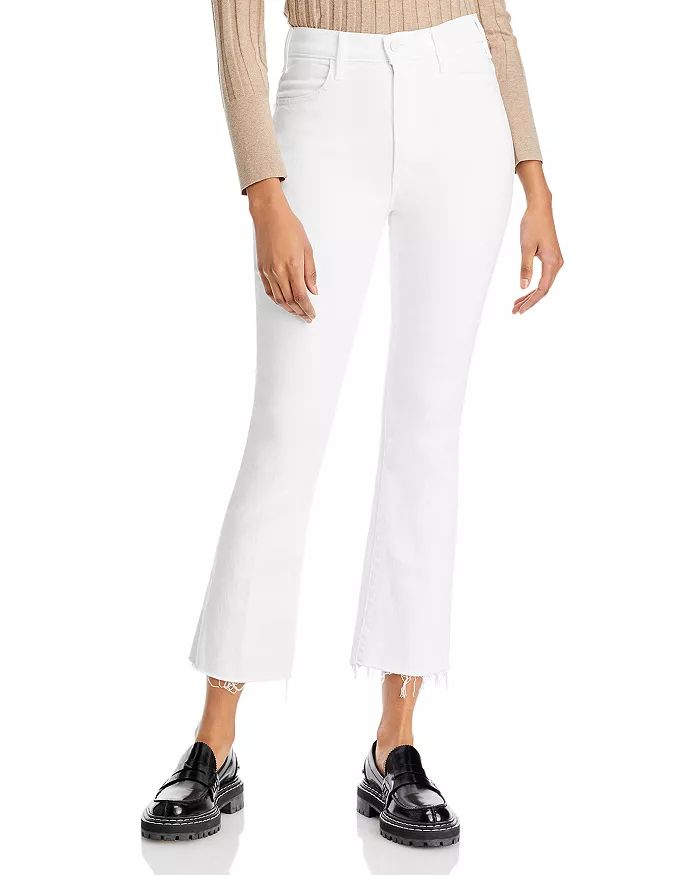 The Hustler High Rise Frayed Flare Leg Ankle Jeans | Bloomingdale's (US)