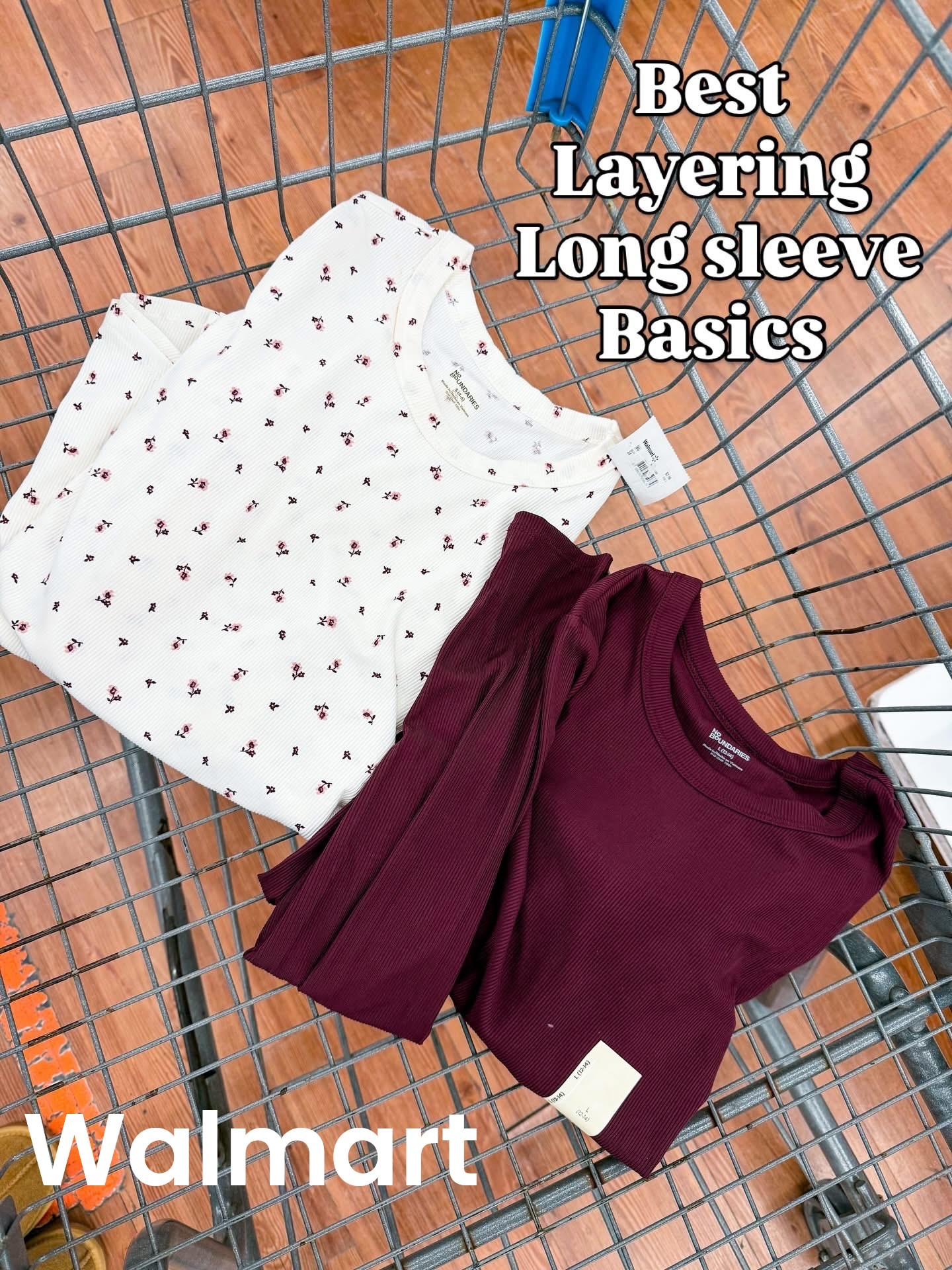 Walmart basic layering long sleeve tees 

#LTKSaleAlert #LTKFindsUnder50 #LTKFindsUnder100