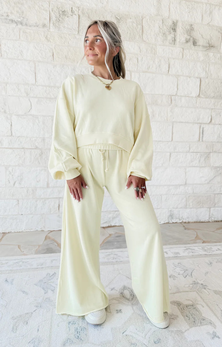Showing Out Yellow Sweatshirt | CK Squared Boutique