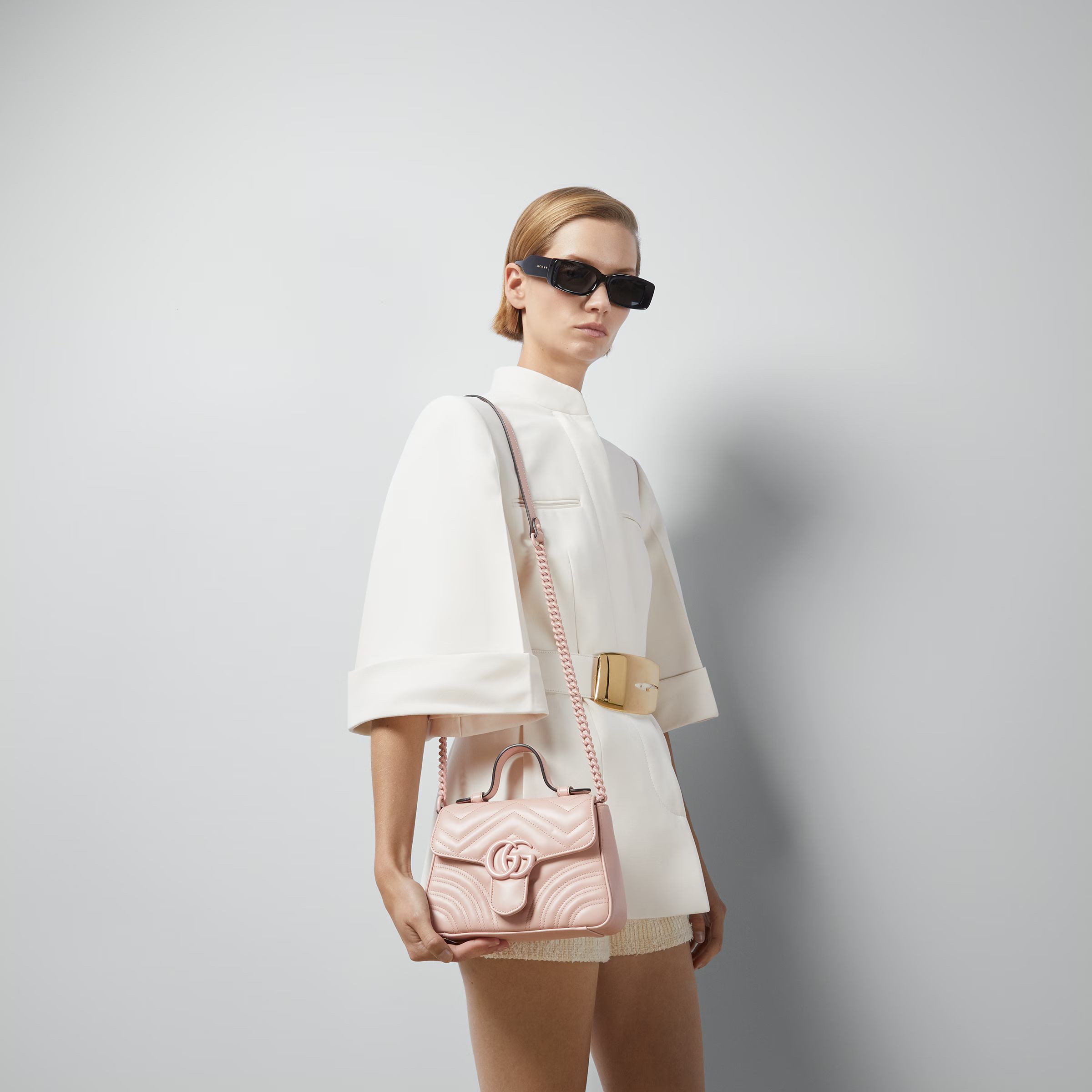 Mini taška na rukoväť GG Marmont | Gucci (UK)
