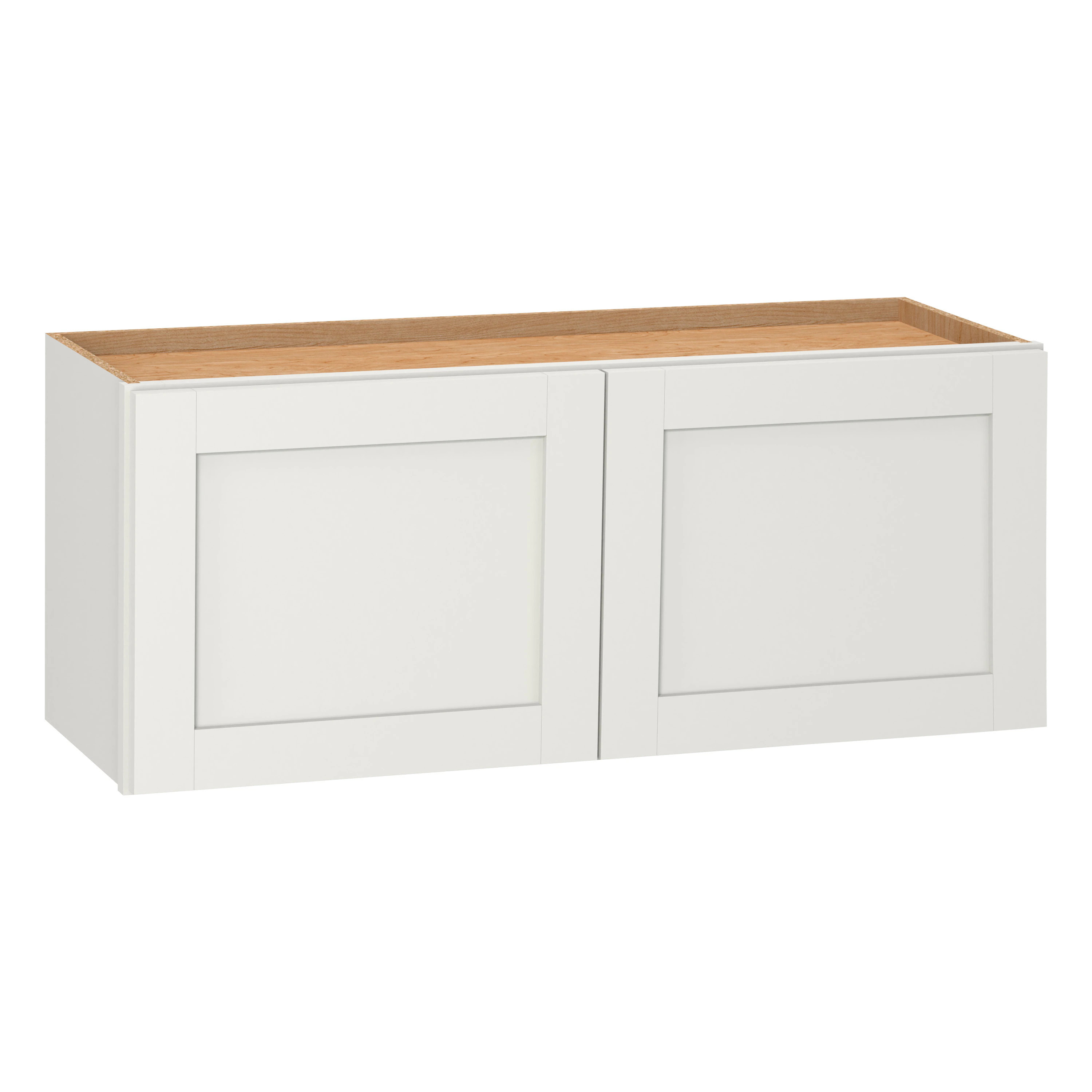 Diamond NOW Arcadia 36-in W x 14-in H x 12-in D White Wall Fully assembled Cabinet (Recessed Panel Shaker) | G10 W3614B | Lowe's