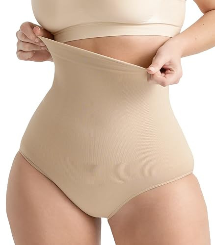 SHAPERMINT Shapewear for Women - Seamless Shapewear Tummy Control Panty, Body Shaper, Tummy Control Underwear for Women Nude | Amazon (US)