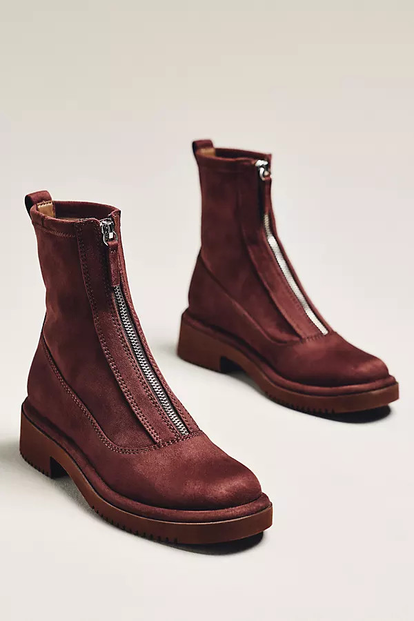 Dolce Vita Shante Zip-Front Boots | Anthropologie (US)