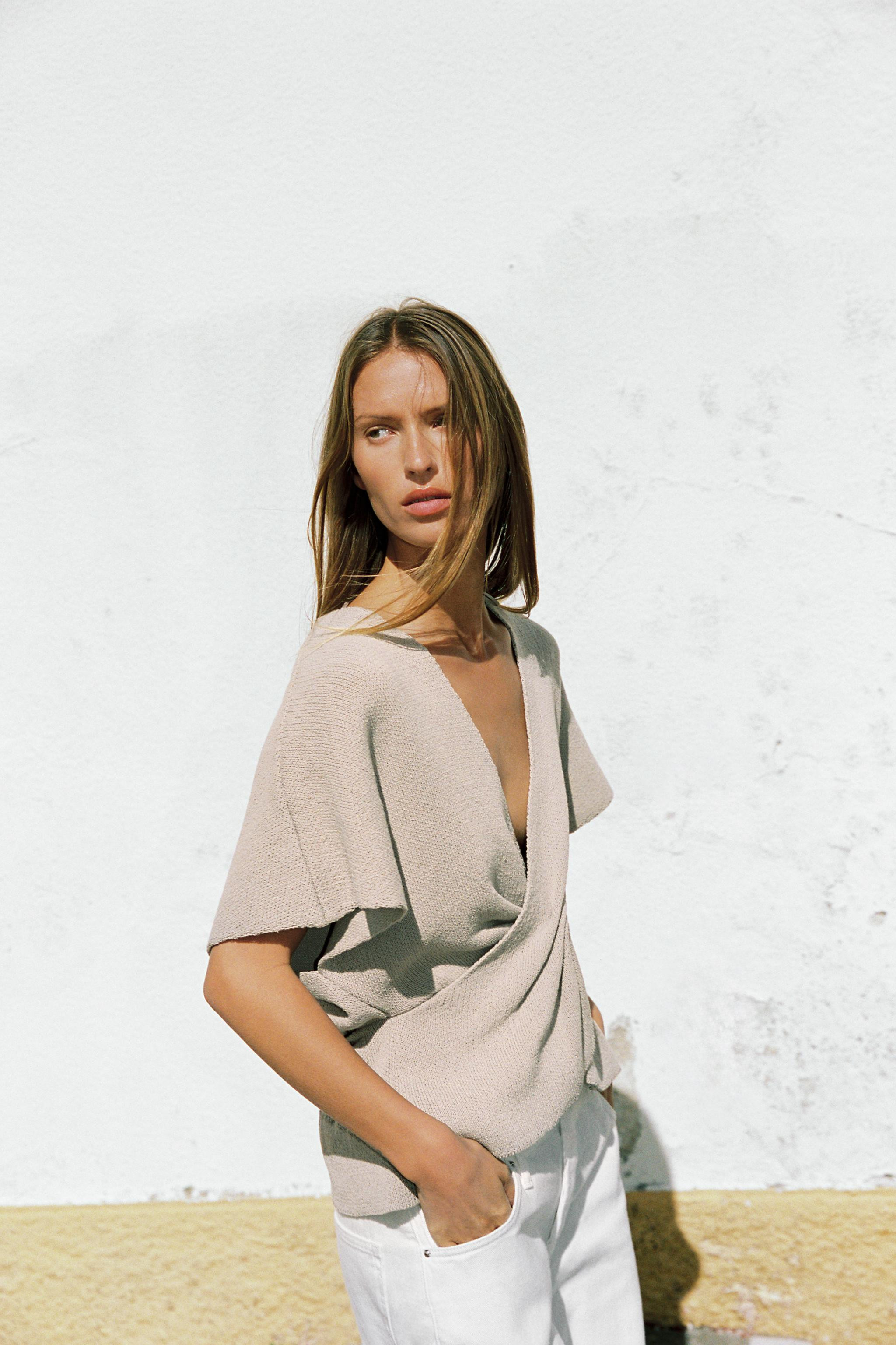 KNIT KNOT TOP | Zara UK