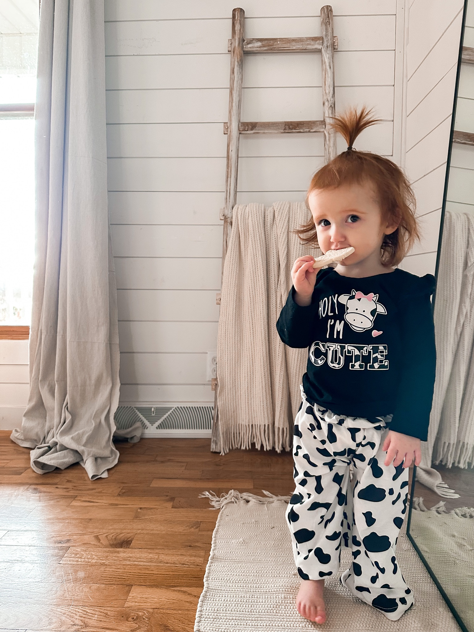 Farm girl outfit 😍 cute farm clothes, toddler girl, flares, cow print, country baby girl clothes 

#LTKfamily #LTKkids #LTKunder50