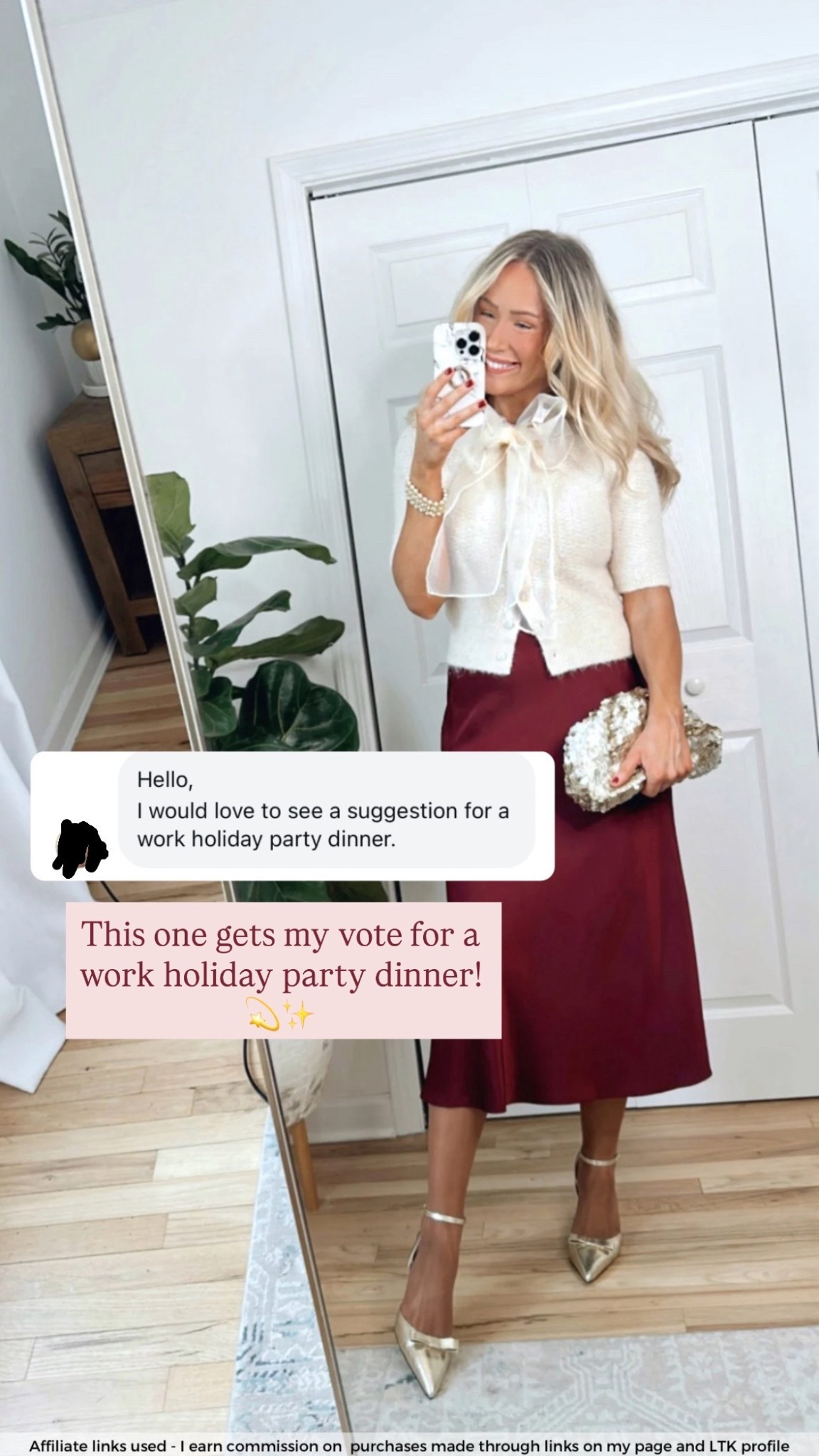 Work holiday party dinner outfit 

#LTKHoliday