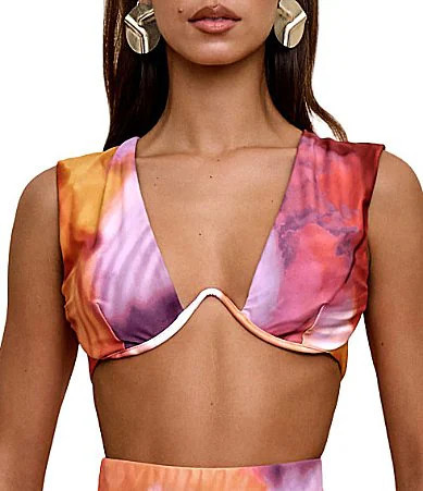 Andrea Iyamah Kuwa Underwire Bikini Swim Top - S | Dillard's