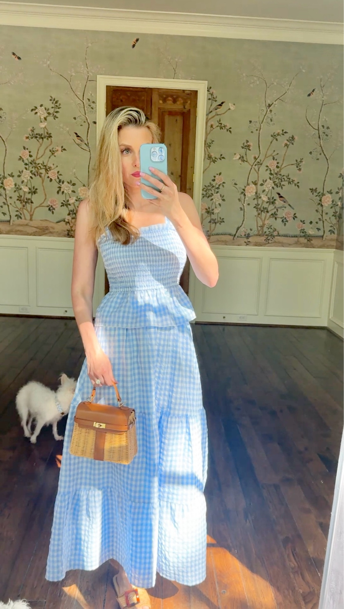 Cutest gingham cotton blend matching set! Skirt is lined with pockets 

#LTKSaleAlert #LTKHome #LTKootd