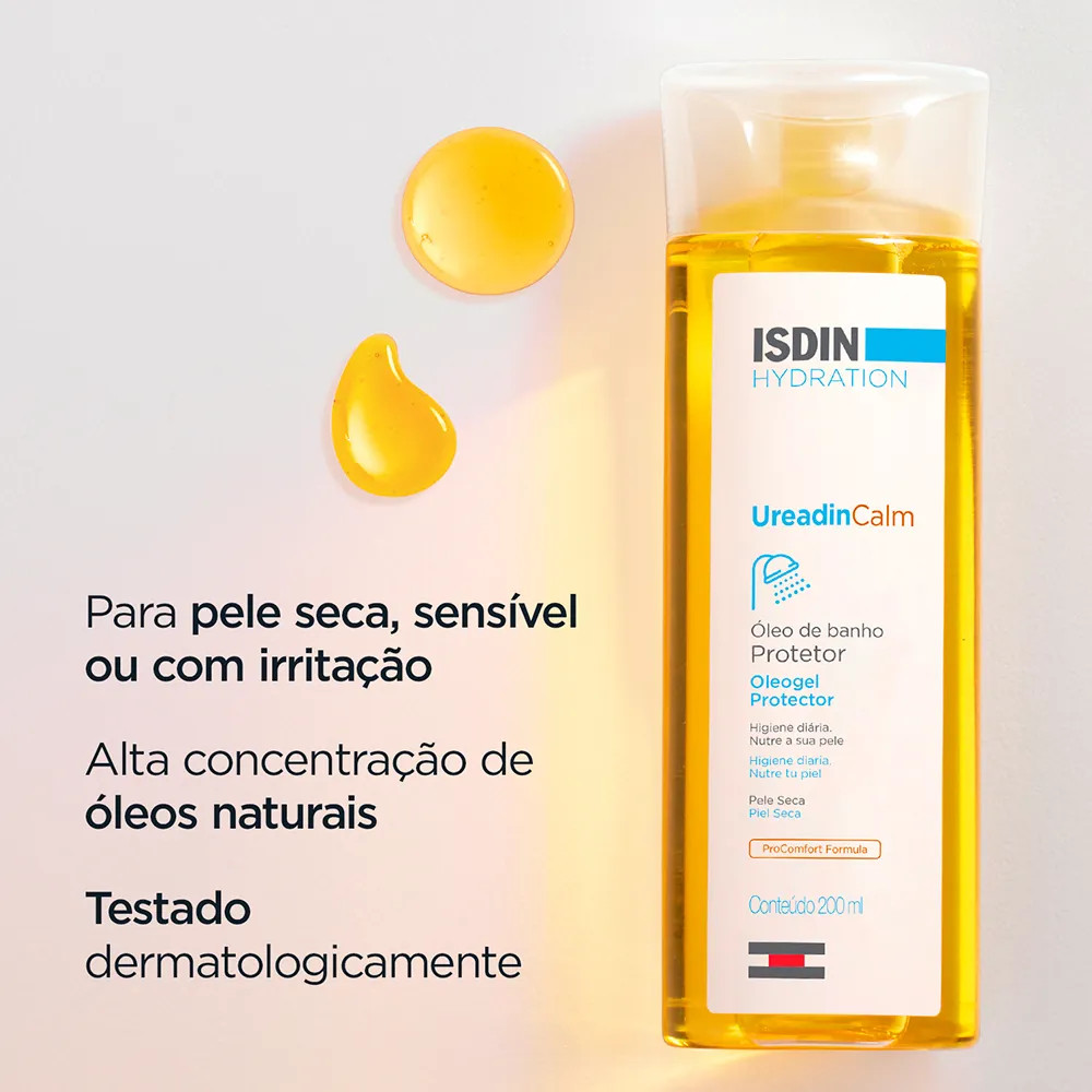 Óleo de Banho Hidratante Corporal Isdin Ureadin Calm Gel 200 ml | Amobeleza (BR)