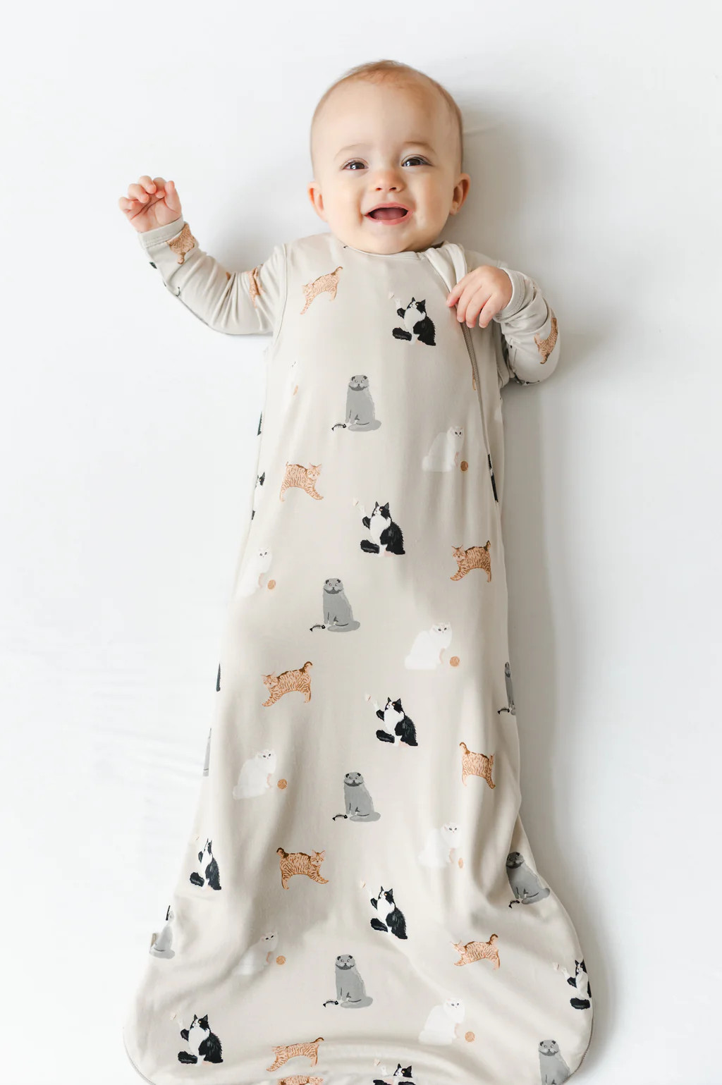 Sleep Bag in Fluffy Cat 0.5 | Kyte Baby
